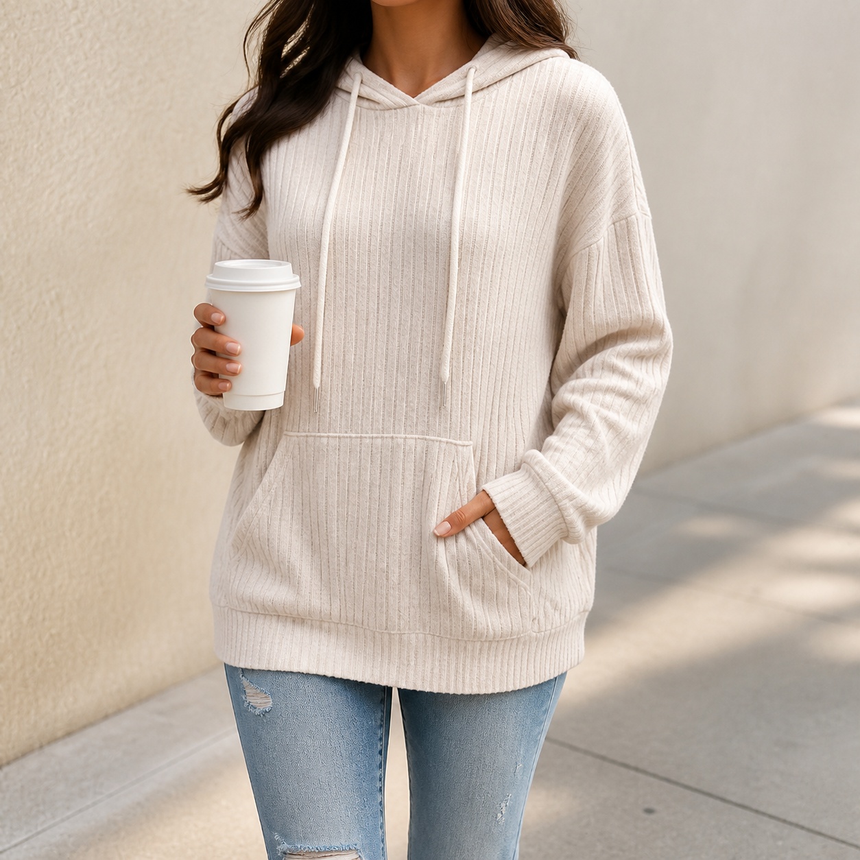 Winter Clothing Types - Women's Winter Clothing Drop Shoulder Loose