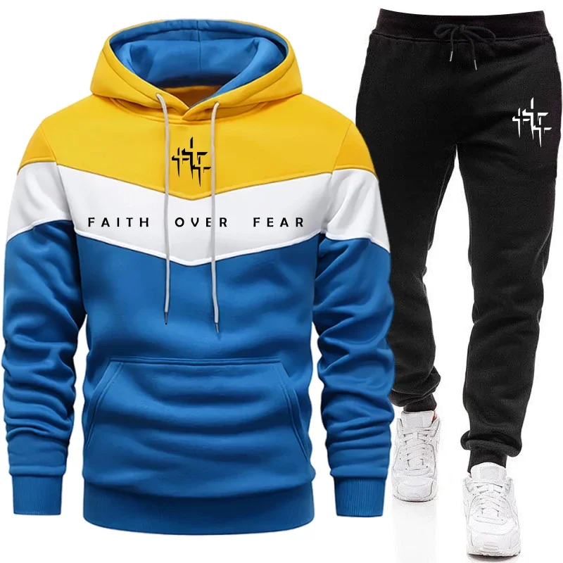 Faith Over Fear Men's Tracksui - Winter Clothing Men recension och pris