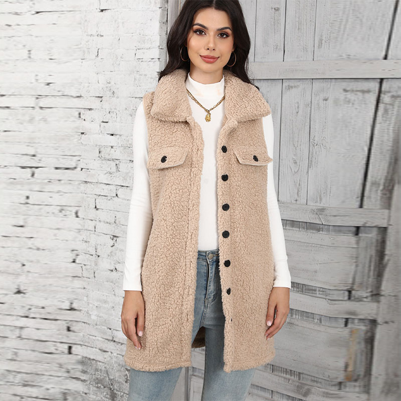 Women's Lamb Plush Vests Splic - Winter Clothing On Sale Women'S recension och pris