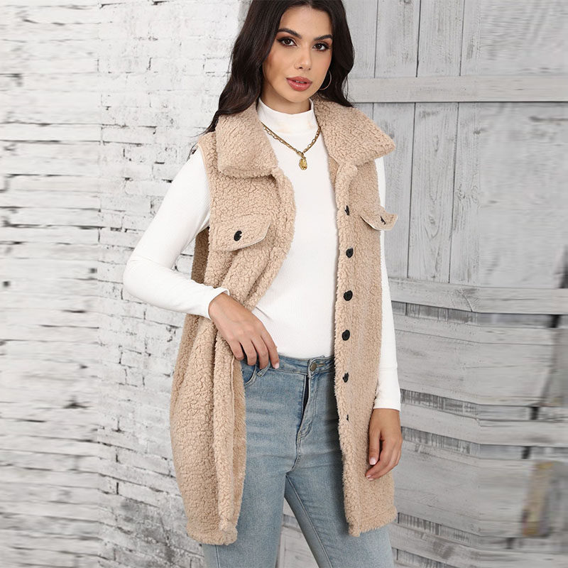 Women's Lamb Plush Vests Splic - Winter Clothing On Sale Women'S recension och pris