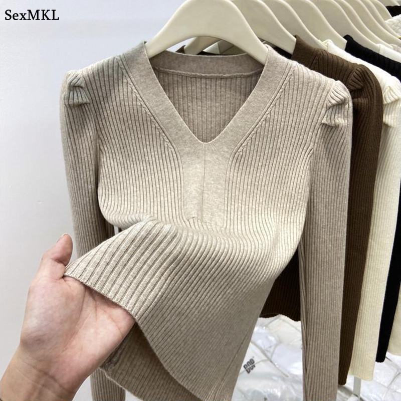 Elegant V Neck Winter Basics S - Winter Clothing Factory Outlet recension och pris