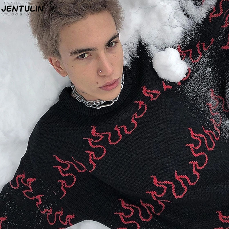 Flame Knitted Gifts For Men Wo - Winter Clothing Factory Outlet recension och pris