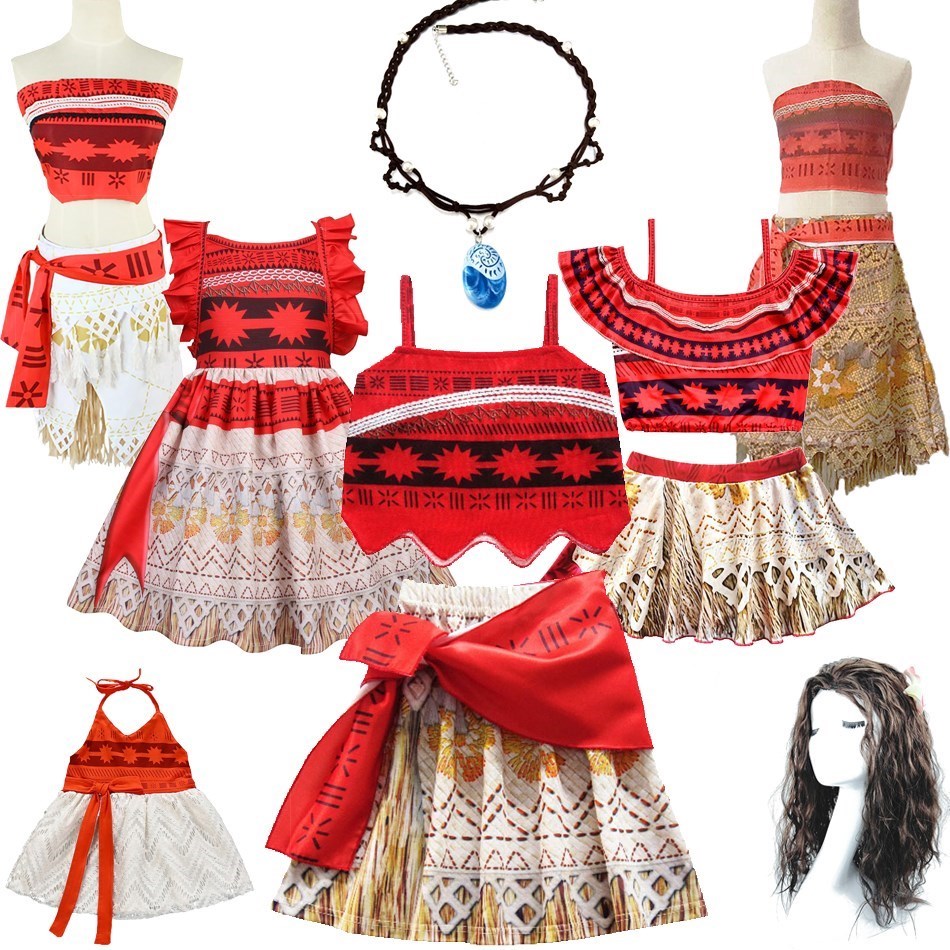 Kids Moana Costume for Girls S - Winter Clothing Storage recension och pris