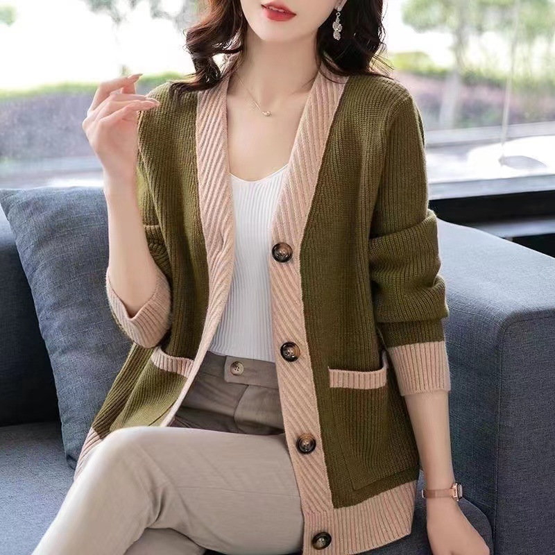 Loose Long Sleeve Cardigan Wom - Winter Clothing Factory Outlet recension och pris