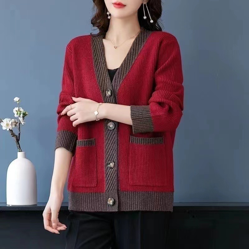 Loose Long Sleeve Cardigan Wom - Winter Clothing Factory Outlet recension och pris