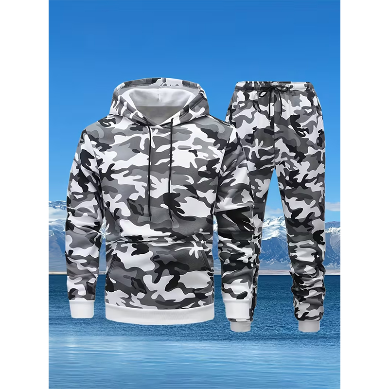 Autumn Camouflage 3D Print Hoo - Winter Clothing recension och pris
