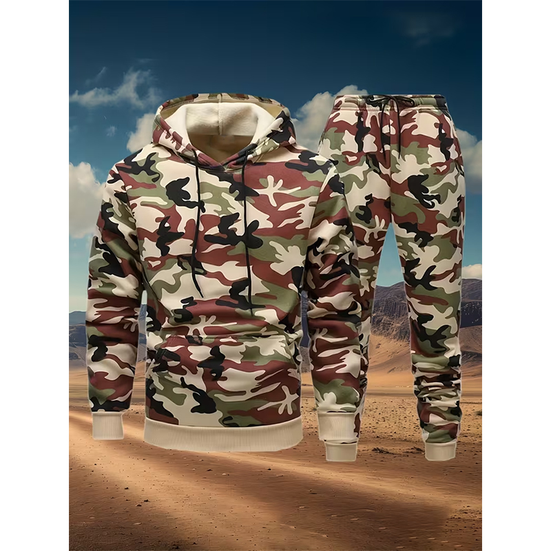 Autumn Camouflage 3D Print Hoo - Winter Clothing recension och pris