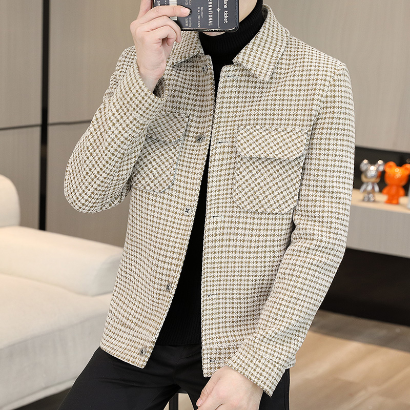 Brand Winter Plaid Woolen Jack - Winter Clothing Brands recension och pris
