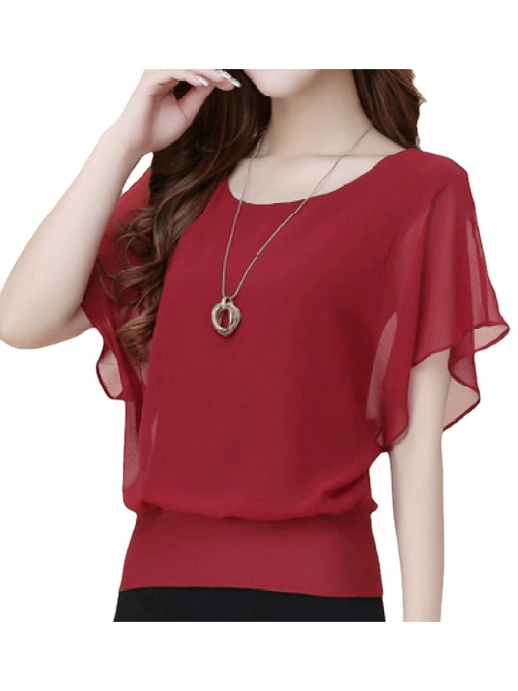 New Summer O Neck Short Sleeve - Winter Clothing Factory Outlet recension och pris