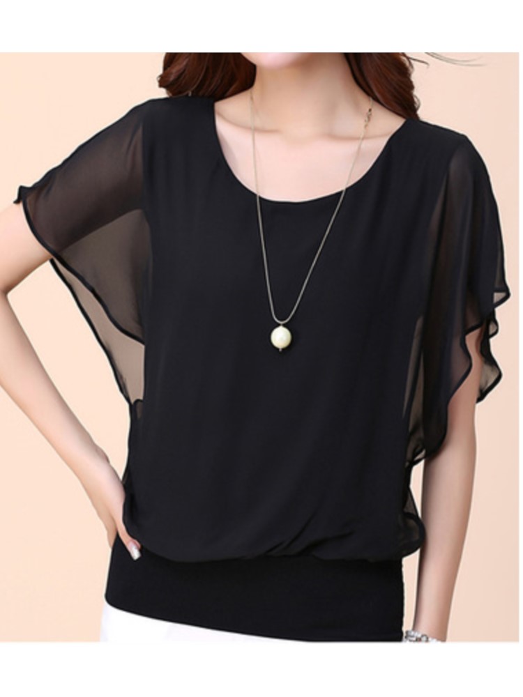 New Summer O Neck Short Sleeve - Winter Clothing Factory Outlet recension och pris