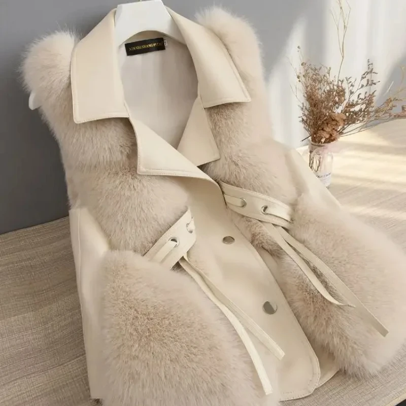 Solid Color Waistcoat Woman La - Winter Clothing On Sale Women'S recension och pris