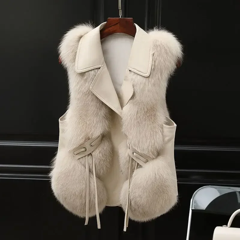 Solid Color Waistcoat Woman La - Winter Clothing On Sale Women'S recension och pris