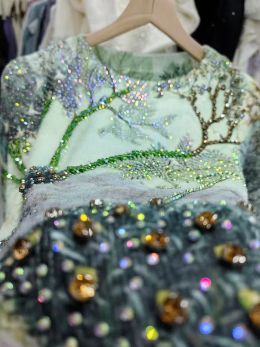 Real Photos Sparkling Crystal  - Winter Clothing Factory Outlet recension och pris