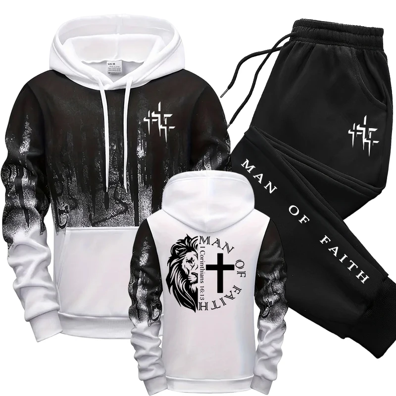 Man of Faith Pattern Men's Set - Winter Clothing recension och pris