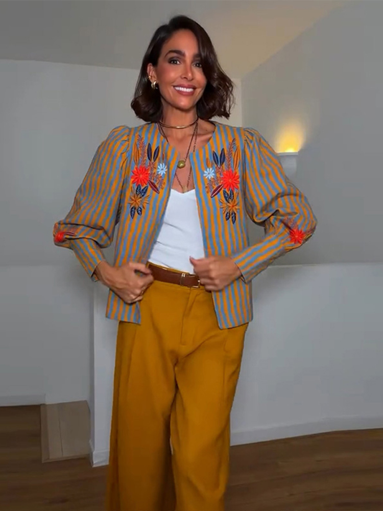 2026 Early Autumn Striped Flow - Winter Clothing recension och pris