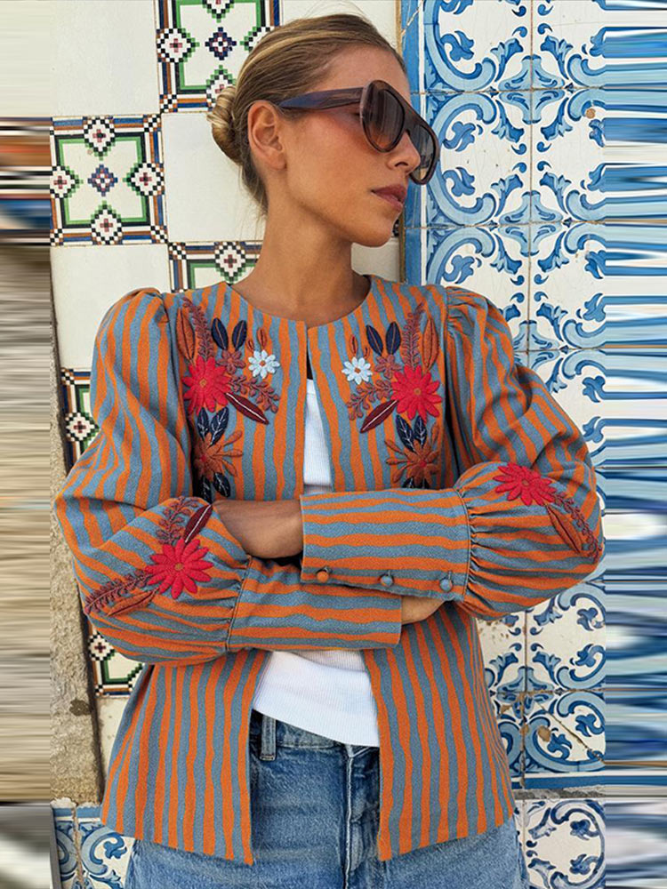 2026 Early Autumn Striped Flow - Winter Clothing recension och pris