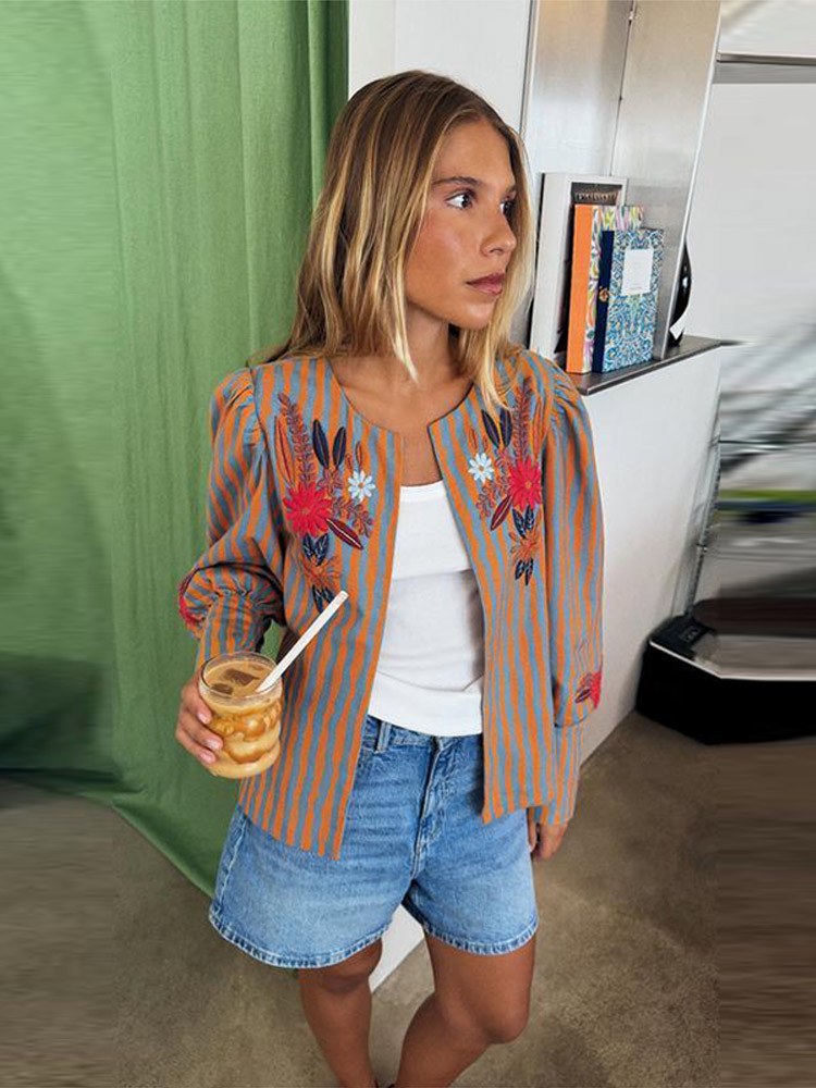 2026 Early Autumn Striped Flow - Winter Clothing recension och pris