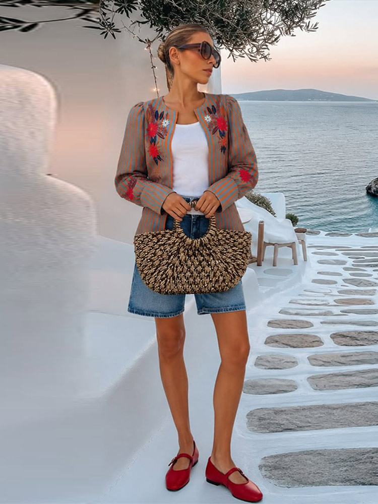2026 Early Autumn Striped Flow - Winter Clothing recension och pris